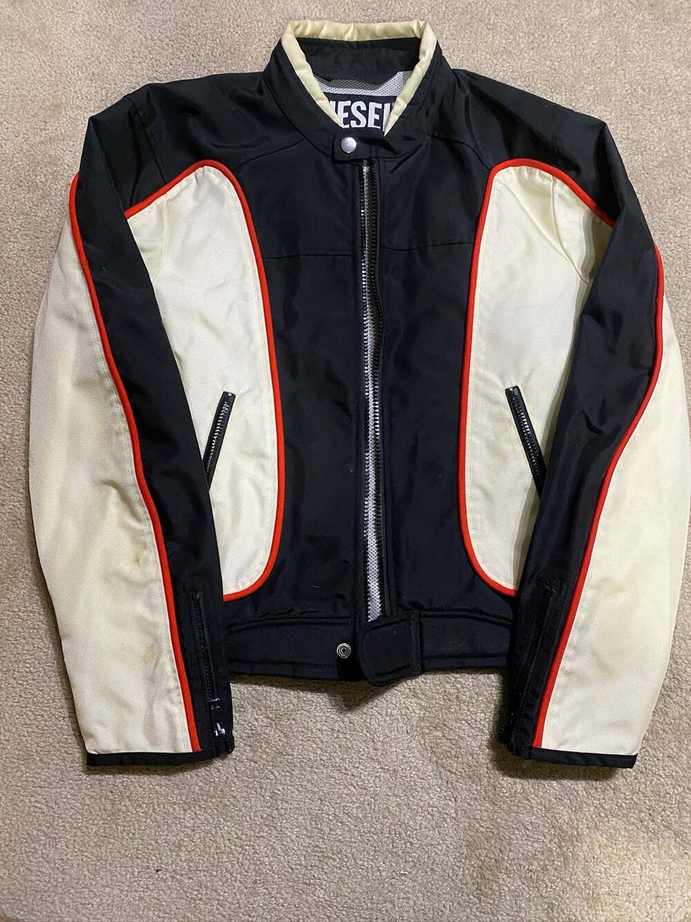 Diesel For Successful Living Colorblock Racing Jacket